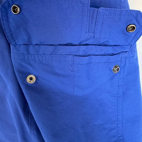 Lululemon Athletica Nylon Cobalt Blue Outdoor Hiking Cargo Shorts Size 36 - Picture 5 of 11